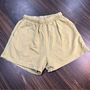 DAILY DRILLS SWEAT SHORTS XS/S GREEN WITH DRAWSTRING